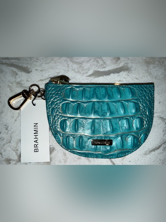 Brahmin Handbags - Brahmin Mermaid Turquoise Leather Britt Pouch BRAND NEW!